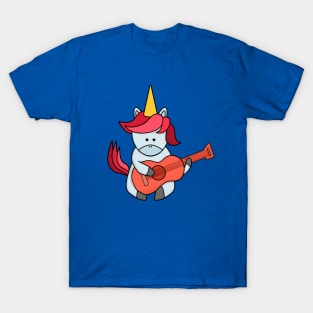 Unicorn playing guitar T-Shirt